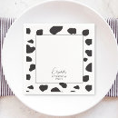 Search for cow napkins Whimsical