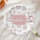 Search for pink toile plates Chinoiserie