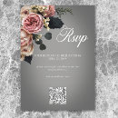 Search for white roses rsvp cards Qr code