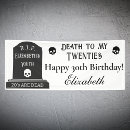 Search for funny 30th birthday posters party signs Death to my youth