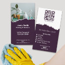 Search for purple house business cards Janitorial