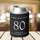Search for 80th birthday can coolers Chic