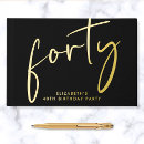 Search for 40th birthday Elegant