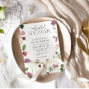 Search for pink flowers bridal shower invitations Script
