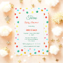 Search for colourful confetti invitations Gender neutral