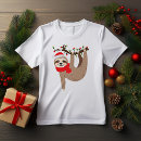 Search for sloth christmas tshirts Kawaii