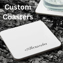 Search for novelty coasters Create your own