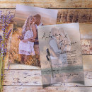 Search for rustic lavender wedding invitations Modern