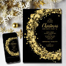 Search for gold star invitations Black