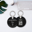 Search for black white key rings Script typography