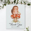 Search for cute hedgehog thank you cards Woodland