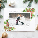 Search for family photo christmas invitations Greenery