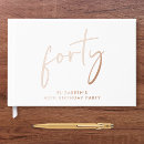 Search for birthday guest books Elegant