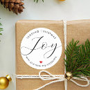 Search for simple christmas stickers Joy
