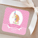 Search for thank you unicorn stickers Magical