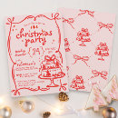 Search for bow christmas invitations Coquette