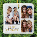 Search for 3 best friends christmas tree decorations Black and white