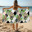 Search for leopard beach towels Floral
