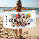 Search for photo collage beach towels Simple