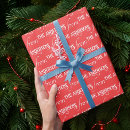 Search for happy yule wrapping paper Typography