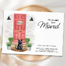 Search for pet cat invitations Change of address