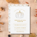 Search for gold thanksgiving invitations Pumpkin