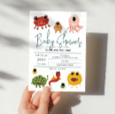 Search for baby monster invitations Blue