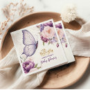 Search for purple floral napkins Elegant