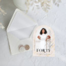 Search for stylish 40th birthday invitations Milestone birthday celebration