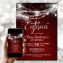 Search for string lights birthday invitations Burgundy