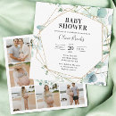 Search for baby photo invitations Floral