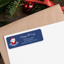 Search for poinsettia return address labels Simple
