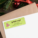 Search for whimsy return address labels Snowflakes