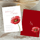 Search for poppy invitations Elegant