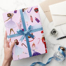 Search for dancer wrapping paper Illustration