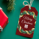 Search for christmas wreath gift tags Chic