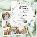 Search for qr code bridal shower invitations Greenery