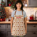 Search for gingerbread man aprons Illustration