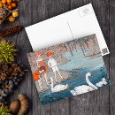 Search for swans postcards Beautiful