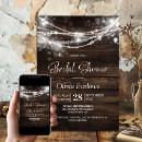 Search for rustic bridal shower invitations Stylish
