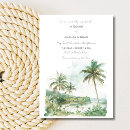 Search for beach destination invitations Watercolor