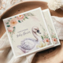 Search for swan napkins Swan baby shower