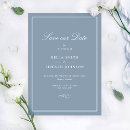Search for dusty blue wedding save the dates Elegant