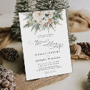 Search for pinecone wedding invitations Rustic winter