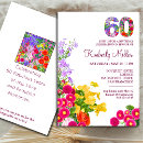 Search for 60 year invitations Sixtieth