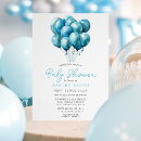 Search for blue balloon invitations For her