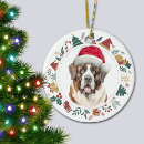 Search for saint bernard dog christmas tree decorations Animal