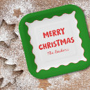 Search for retro christmas paper plates Trendy