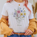 Search for watercolor tshirts Wildflower