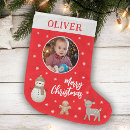Search for gingerbread christmas stockings Snowman